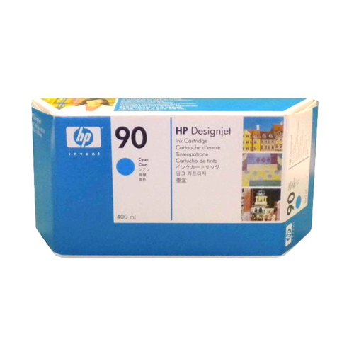 HP 90 - 400ml (C5061A) Cyan Original Inkjet Cartridge - Cartouches Certifiees