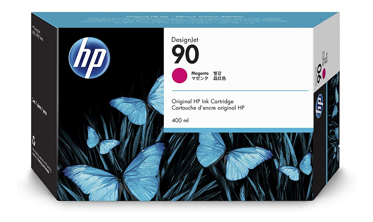HP 90 - 400ml (C5063A) Magenta Original Inkjet Cartridge - Cartouches Certifiees