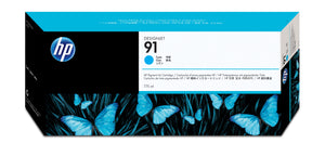 HP 91 775ml (C9467A) Cyan Original Inkjet Cartridge - Cartouches Certifiees