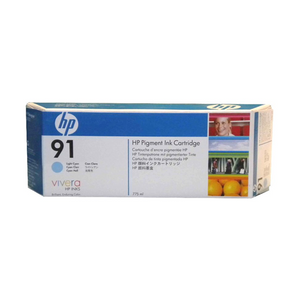 HP 91 775ml (C9470A) Light Cyan Original Inkjet Cartridge - Cartouches Certifiees