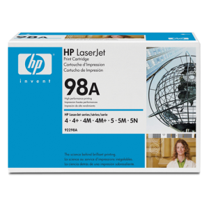 HP 92298A (98A) Black Original Toner Cartridge - Cartouches Certifiees