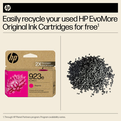 HP 923E (4K0T5LN) EVOMORE Magenta Original Inkjet Cartridge - Cartouches Certifiees