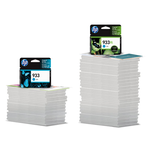 HP 933XL (CN054AN) Cyan Original Inkjet Cartridge - Cartouches Certifiees