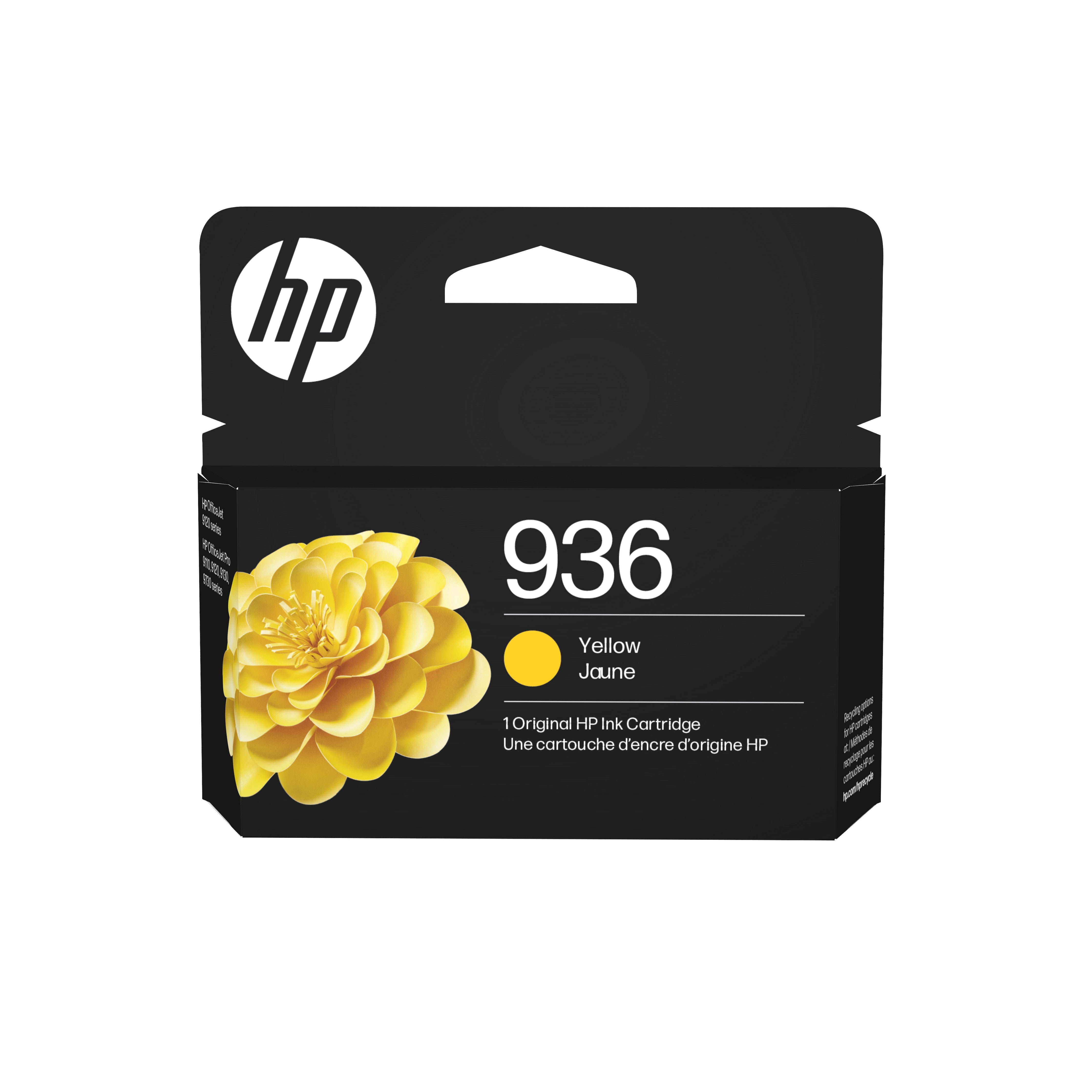 HP 936 (4S6V1LN) Yellow Original Inkjet Cartridge - Cartouches Certifiees