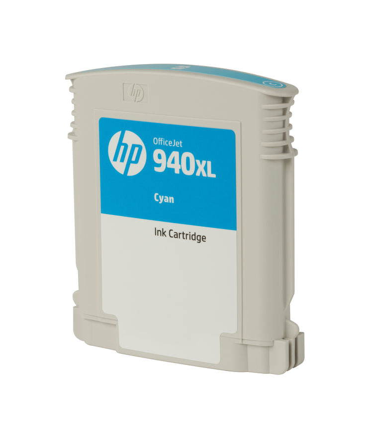 HP 940XL (C4907AN) Cyan Original Inkjet Cartridge - Cartouches Certifiees
