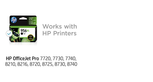 HP 956XL (L0R39AN) Black Original Inkjet Cartridge - Cartouches Certifiees