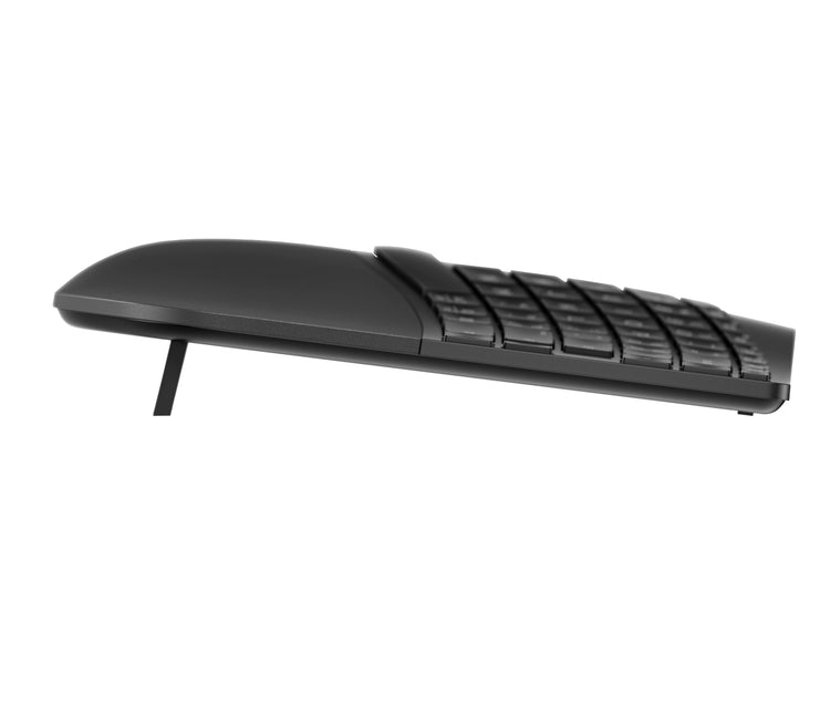 HP 960 BLK Ergonomic Wireless keyboard Home RF Wireless + Bluetooth Black (7E755AA#ABA) - Cartouches Certifiees