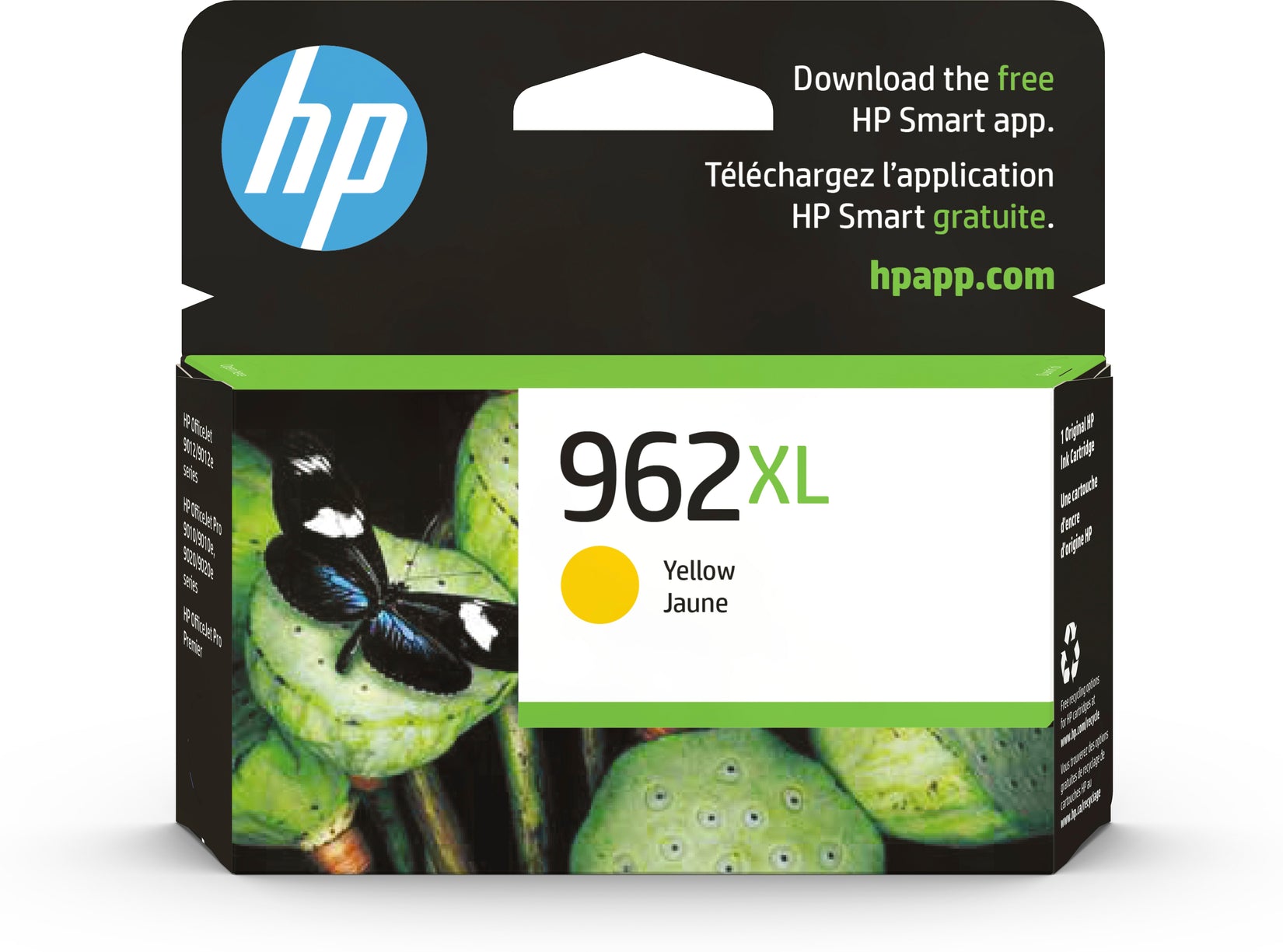 HP 962XL (3JA02AN) Yellow Original Inkjet Cartridge - Cartouches Certifiees