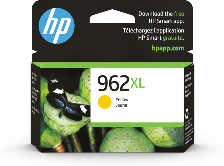 HP 962XL (3JA02AN) Yellow Original Inkjet Cartridge - Cartouches Certifiees