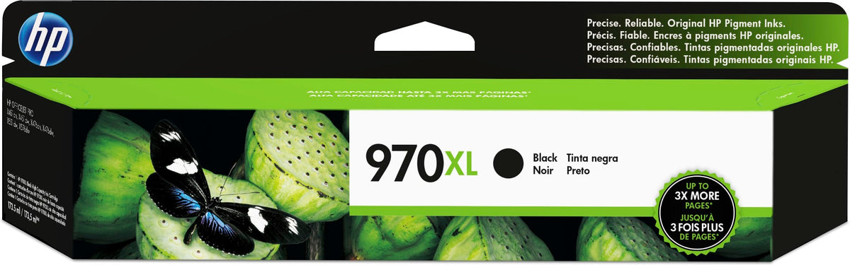 HP 970XL (CN625AM) Black Original Inkjet Cartridge - Cartouches Certifiees
