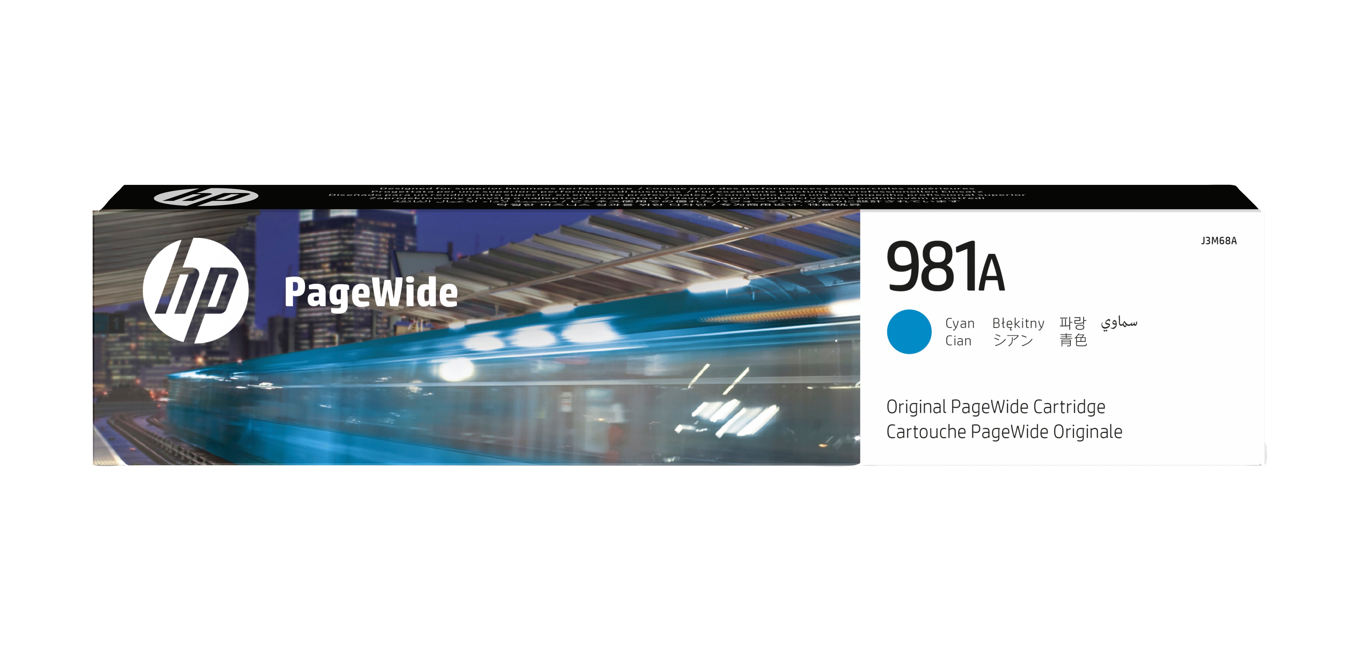 HP 981A (J3M68A) Cyan Original Inkjet Cartridge - Cartouches Certifiees