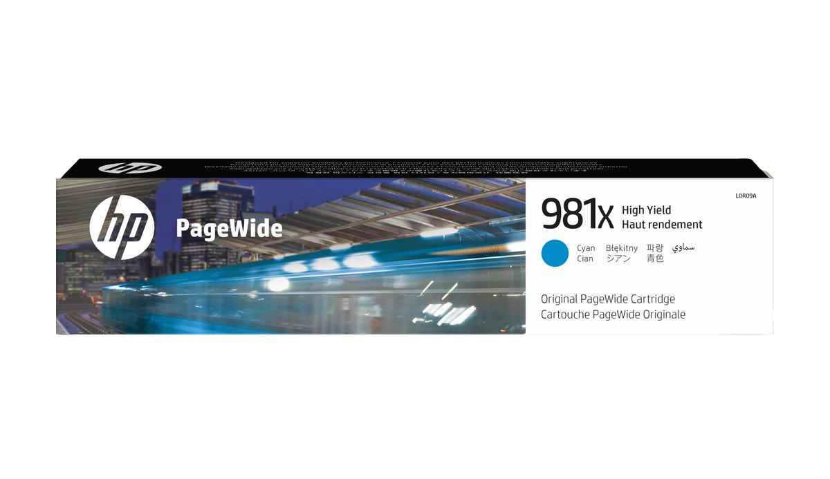 HP 981X (L0R09A) Cyan Original Inkjet Cartridge - Cartouches Certifiees
