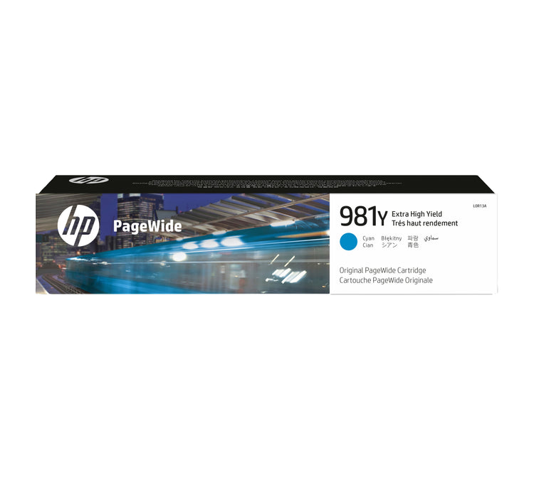 HP 981Y (L0R13A) Cyan Original Inkjet Cartridge - Cartouches Certifiees