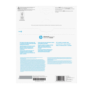 HP Adv Photo Papr Glossy 8x10 in 25Sheet (6J777A) - Cartouches Certifiees
