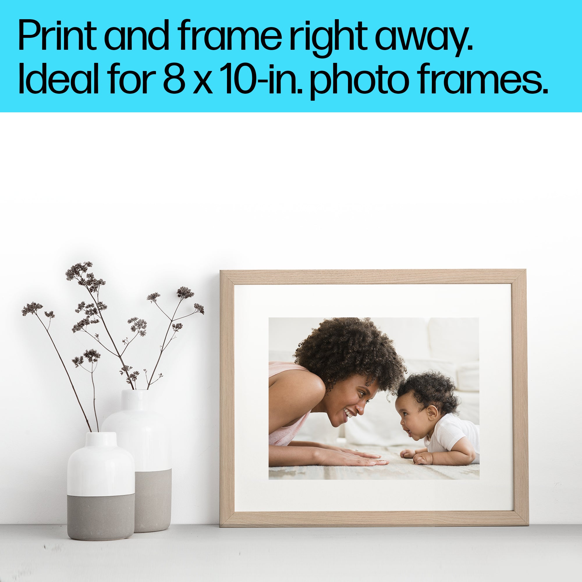 HP Adv Photo Papr Glossy 8x10 in 25Sheet (6J777A) - Cartouches Certifiees