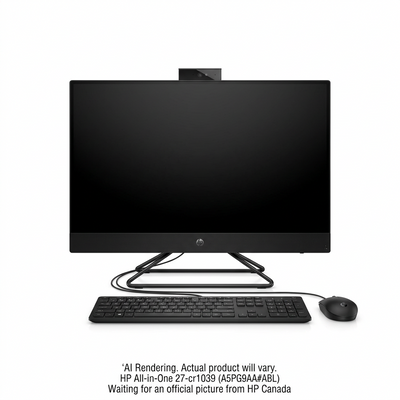 HP All-in-One 27-cr1039 PC Canada - French Bilingual (A5PG9AA#ABL) - Cartouches Certifiees
