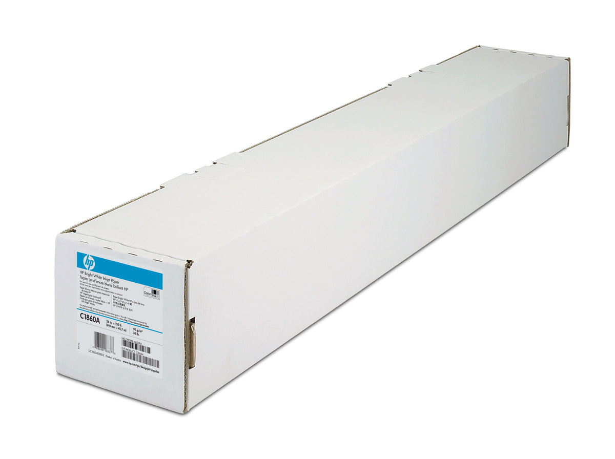 HP C1860A (24IN x 150FT) Bright White Original Paper - Cartouches Certifiees