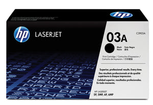 HP C3903A (03A) Black Original Toner Cartridge - Cartouches Certifiees