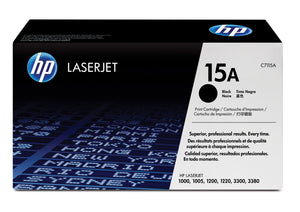 HP C7115A (15A) Black Original Toner Cartridge - Cartouches Certifiees