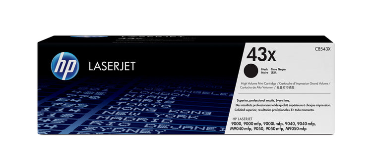 HP C8543X (43X) Black Original Toner Cartridge - Cartouches Certifiees
