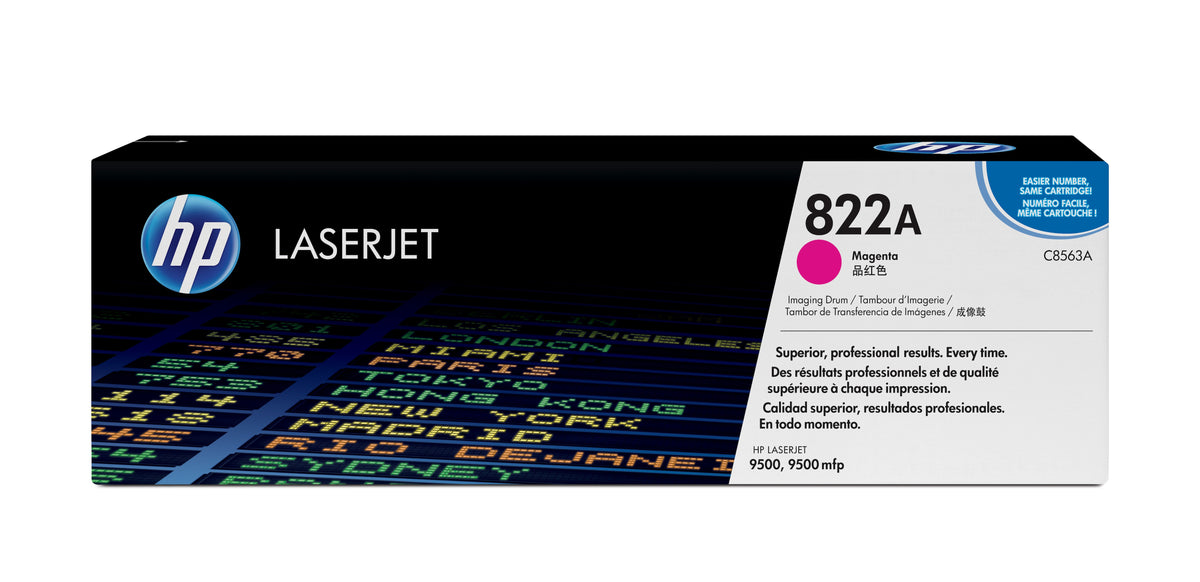HP C8563A (822A) Magenta Original Drum - Cartouches Certifiees