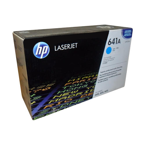 HP C9721A (641A) Cyan Original Toner Cartridge - Cartouches Certifiees