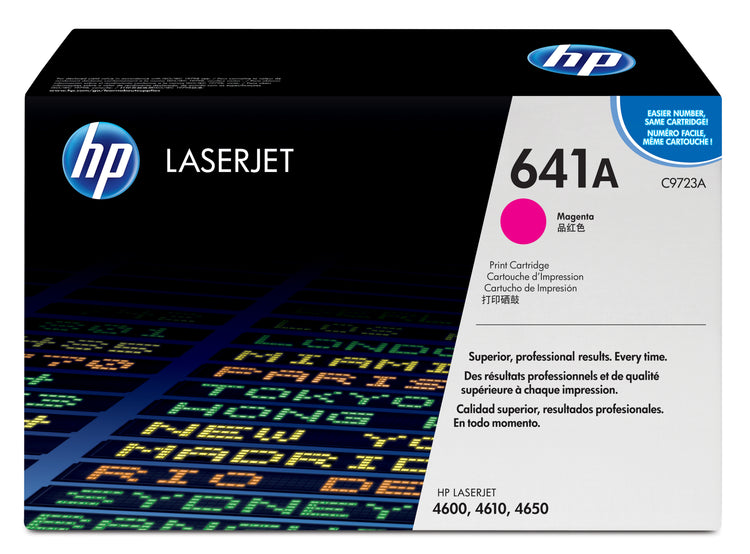 HP C9723A (641A) Magenta Original Toner Cartridge - Cartouches Certifiees