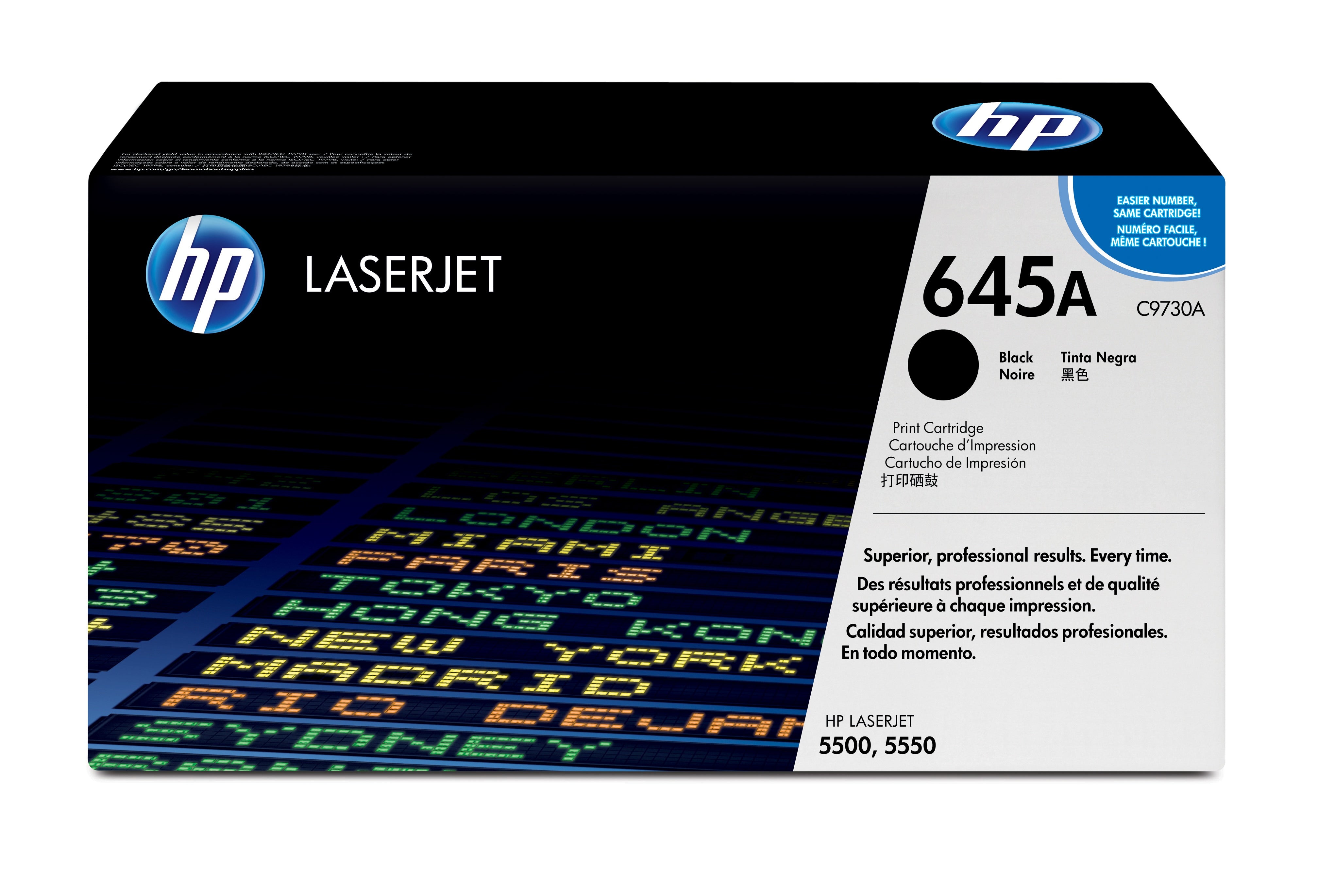 HP C9730A (645A) Black Original Toner Cartridge - Cartouches Certifiees