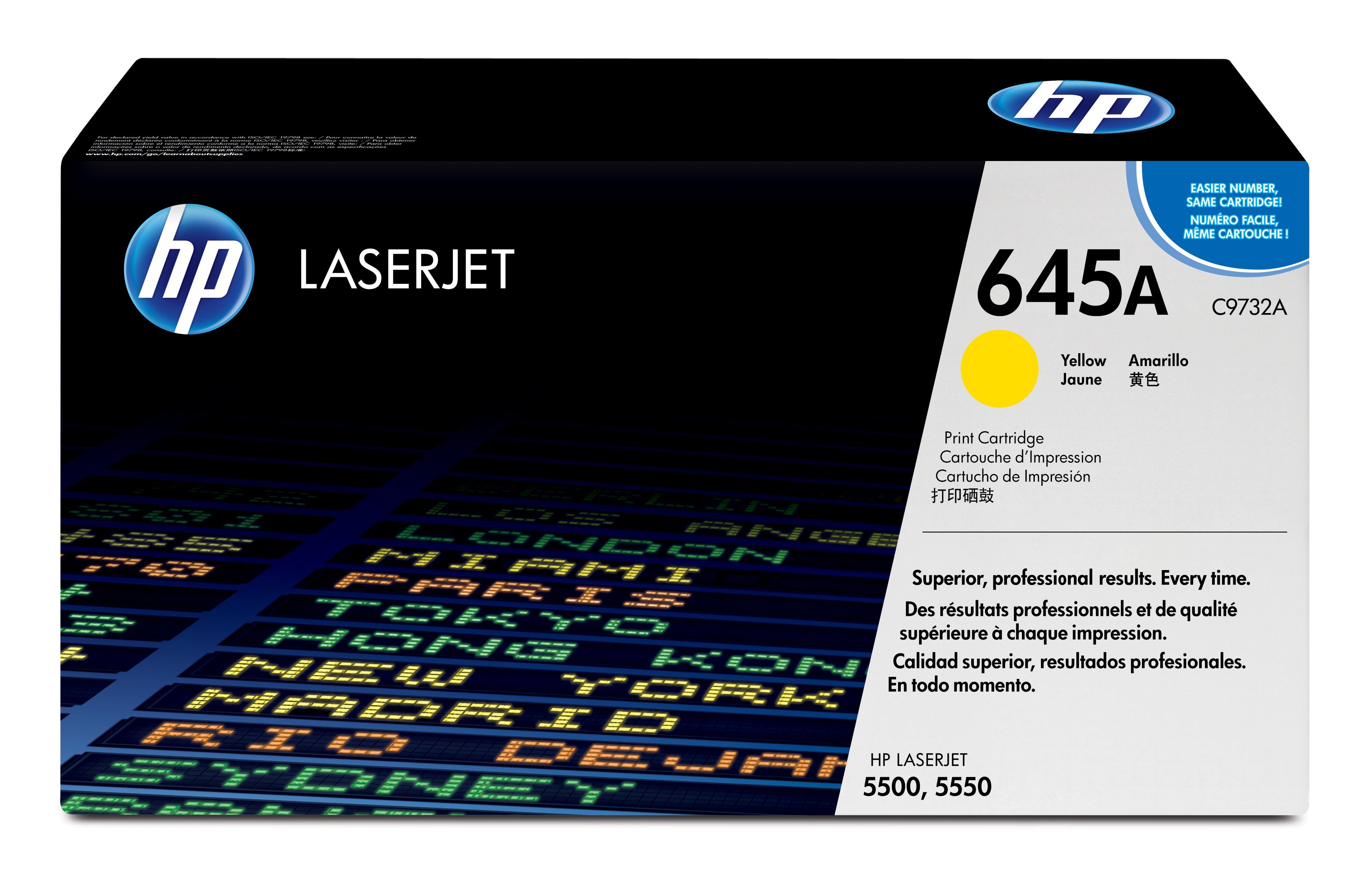 HP C9732A (645A) Yellow Original Toner Cartridge - Cartouches Certifiees