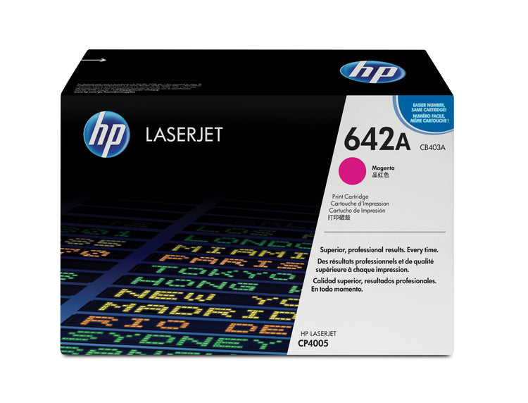 HP CB403A (642A) Magenta Original Toner Cartridge - Cartouches Certifiees