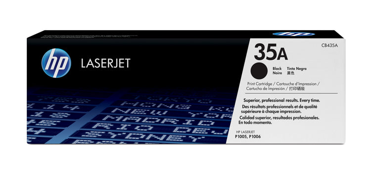 HP CB435A (35A) Black Original Toner Cartridge - Cartouches Certifiees