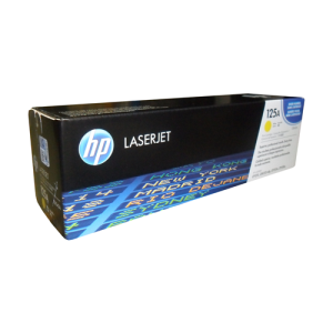 HP CB542A (125A) Yellow Original Toner Cartridge - Cartouches Certifiees