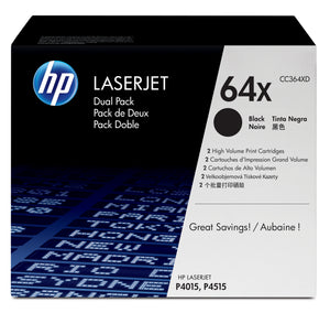 HP CC364XD (64X) Black Original Toner Cartridge - Cartouches Certifiees