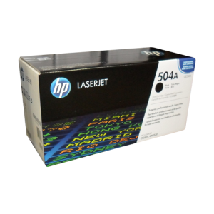 HP CE250A (504A) Black Original Toner Cartridge - Cartouches Certifiees