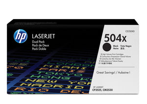 HP CE250XD (504X) Black Original Toner Cartridge - Cartouches Certifiees