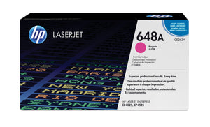 HP CE263A (648A) Magenta Original Toner Cartridge - Cartouches Certifiees