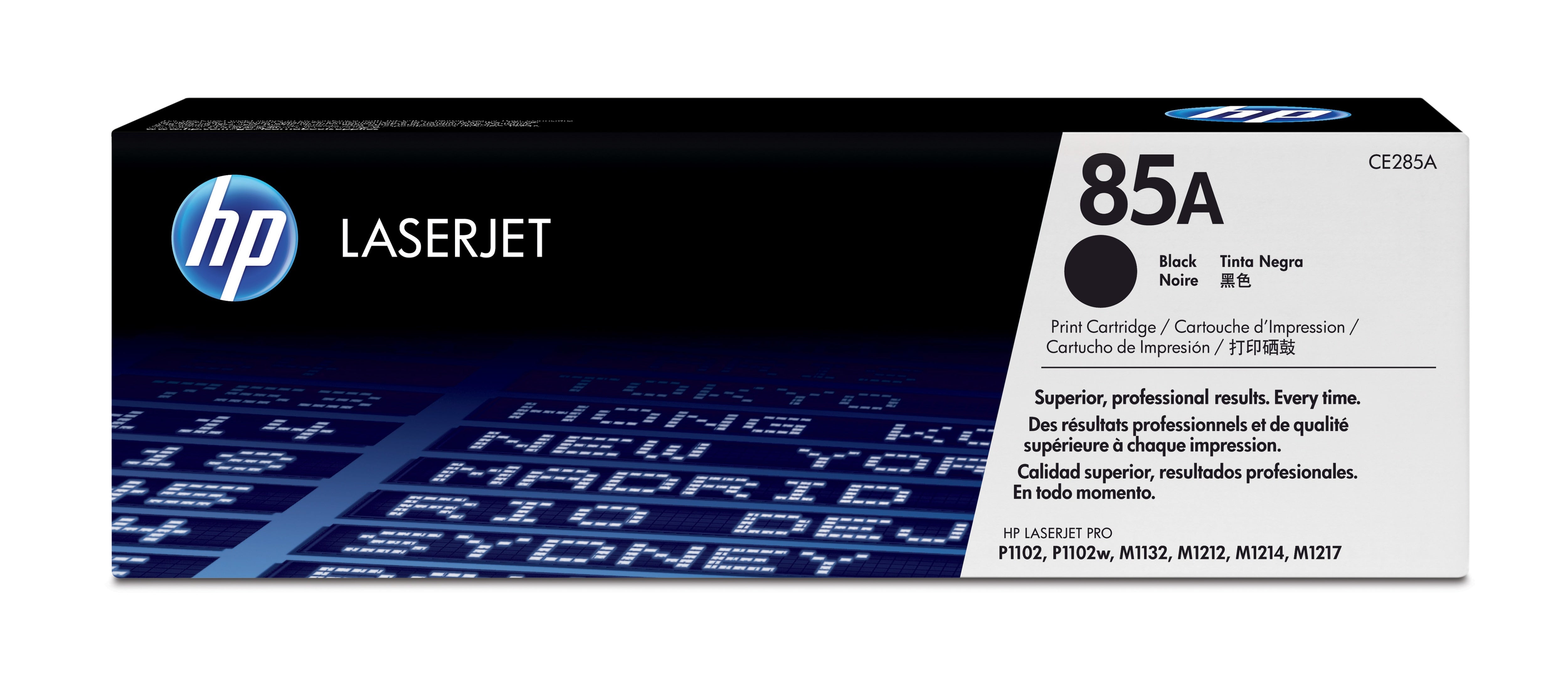 HP CE285A (85A) Black Original Toner Cartridge - Cartouches Certifiees