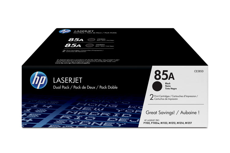 HP CE285D (85A) Black Original Toner Cartridge - Cartouches Certifiees
