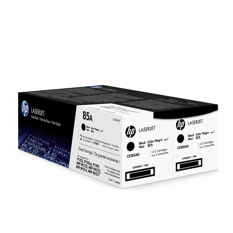HP CE285D (85A) Black Original Toner Cartridge - Cartouches Certifiees