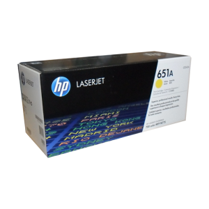HP CE342A (651A) Yellow Original Toner Cartridge - Cartouches Certifiees