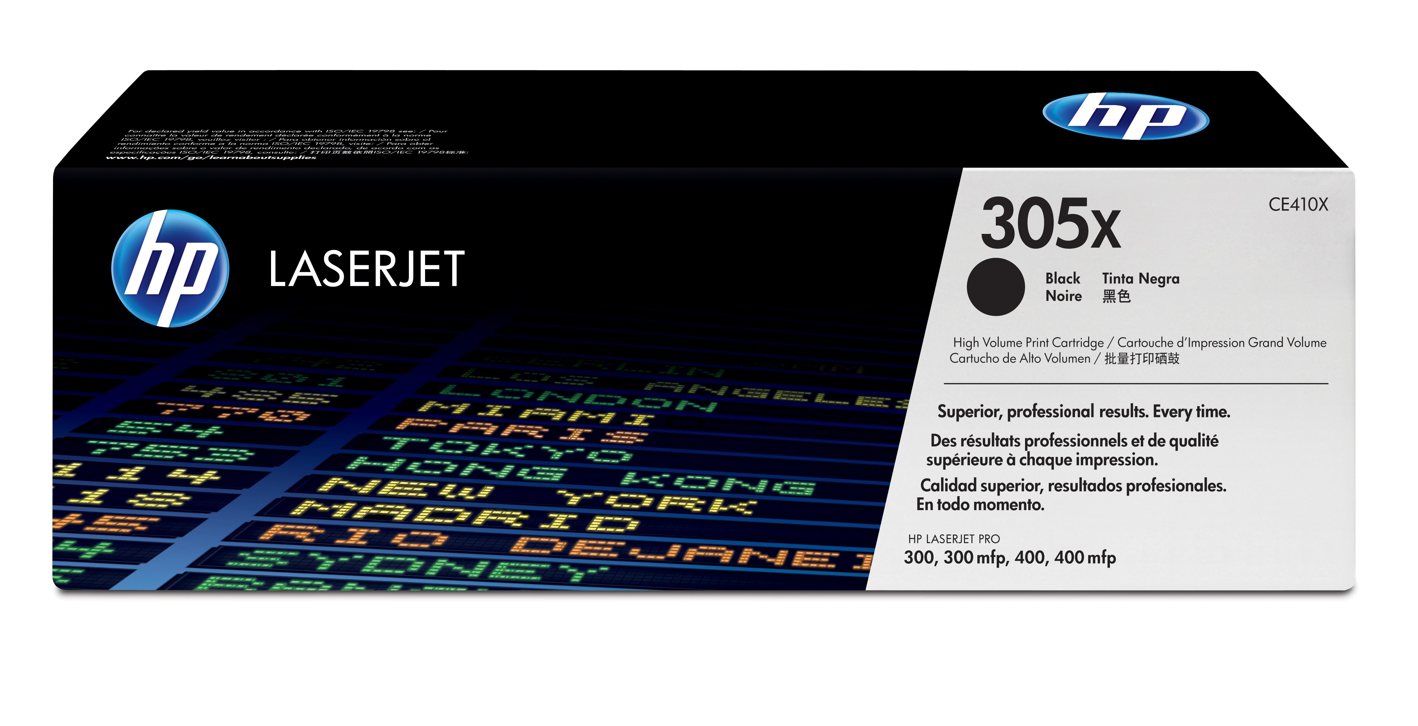 HP CE410X (305X) Black Original Toner Cartridge - Cartouches Certifiees