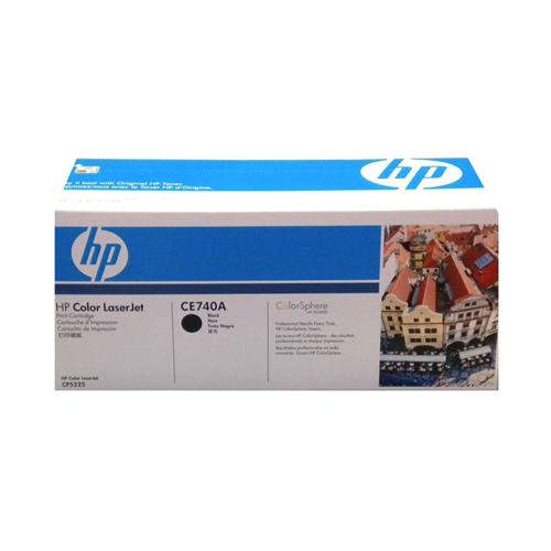 HP CE740A (307A) Black Original Toner Cartridge - Cartouches Certifiees