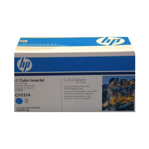 HP CF031A (646A) Cyan Original Toner Cartridge - Cartouches Certifiees