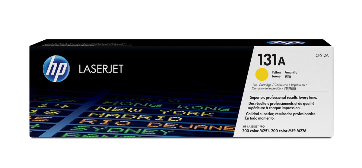 HP CF212A (131A) Yellow Original Toner Cartridge - Cartouches Certifiees
