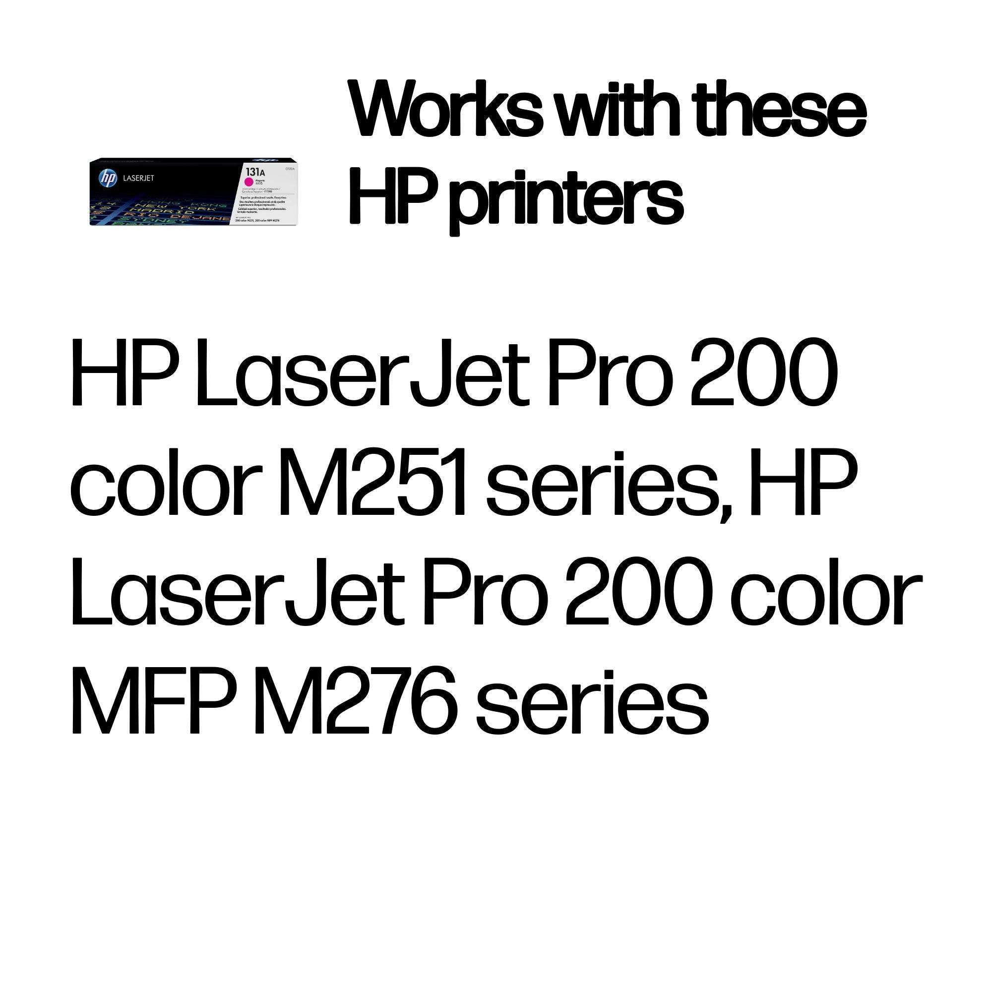 HP CF213A (131A) Magenta Original Toner Cartridge - Cartouches Certifiees