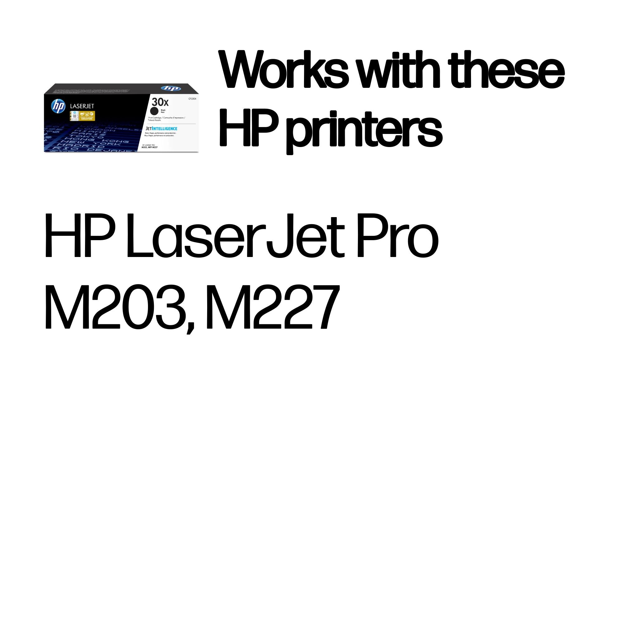 HP CF230X (30X) Black Original Toner Cartridge - Cartouches Certifiees