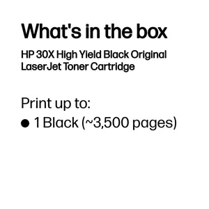 HP CF230X (30X) Black Original Toner Cartridge - Cartouches Certifiees