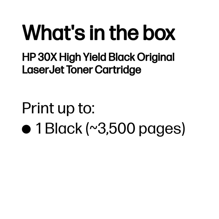 HP CF230X (30X) Black Original Toner Cartridge - Cartouches Certifiees