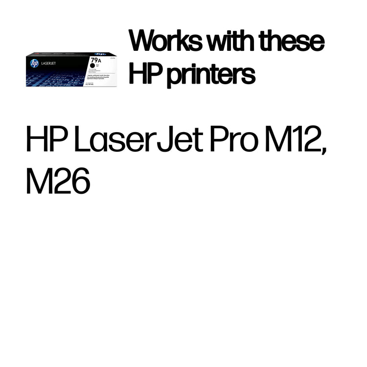 HP CF279A (79A) Black Original Toner Cartridge - Cartouches Certifiees