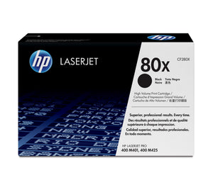 HP CF280X (80X) Black Original Toner Cartridge - Cartouches Certifiees